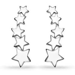 Boma Jewelry Sterling Silver Star Ear Crawler Earrings