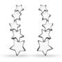 Boma Jewelry Sterling Silver Star Ear Crawler Earrings