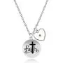 Uloveido Stainless Steel Faith Cross Necklace & Jesus Loves Me Christian Necklace with Mustard Seed Charms Religious Jewelry Y1001 Uloveido Stainless Steel Faith Cross Necklace & Jesus Loves Me Christian Necklace with Mustard Seed Charms Religious Jewelry Y1001