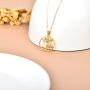 SISGEM Solid 14K Gold Mermaid Pendant Necklace Fairytale Mermaid Pearl Necklace for Women Girls Dainty Jewelry Gifts for Her, 16-18