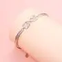 925 Sterling Silver Love Heart Infinity Bracelet Jewelry for Women Teen Girls