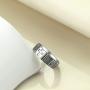 YFN Cross Ring Vintage Sterling Silver Mens Cross Band Rings Size 9.5