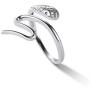 Snake Ring for Women|925 Sterling Silver Personalized Serpent Wrap Ring Adjustable