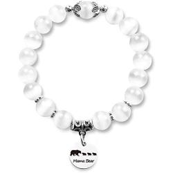 Mama Bear Bead Bracelet Bear and Cubs Sweet Family Jewelry for Mother Wife Grandma Mama Bear Jewelry