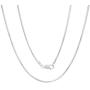 Verona Jewelers Sterling Silver 1MM, 1.5MM Italian 8 Sided Diamond Cut Snake Necklace Chain- Diamond Cut Silver Necklace, 925 Sterling Silver Necklace, Necklace for Pendants,