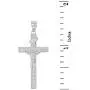 Religious Jewelry by FDJ Solid 925 Sterling Silver Cross INRI Crucifix Charm Pendant (1.60'') Religious Jewelry by FDJ Solid 925 Sterling Silver Cross INRI Crucifix Charm Pendant (1.60'')