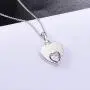 Loved Ones Urn Necklace 925 Sterling Silver Keepsake Memorial Heart Pendant Cremation Jewelry for Women Loved Ones Urn Necklace 925 Sterling Silver Keepsake Memorial Heart Pendant Cremation Jewelry for Women