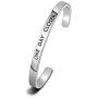 WUSUANED Deployment Gift One Day Closer Cuff Bracelet Long Distance Jewelry Gift for Boyfriend Husband Best Friend