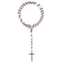 Catholic Birthstone Rosary | Italian Crystal Beads | 12 Colors | Perfect Gift for Anytime of the Year | Christian Jewelry (February - Purple Amethyst)