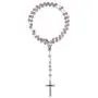 Catholic Birthstone Rosary | Italian Crystal Beads | 12 Colors | Perfect Gift for Anytime of the Year | Christian Jewelry (February - Purple Amethyst)
