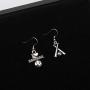 FUSTMW Baseball Earrings Baseball Bat Accessories Jewelry Dangle Earrings Softball Player Coach Jewelry Gifts for Baseball Lovers