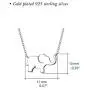 FANCIME White/Yellow/Rose Gold Plated 925 Sterling Silver High Polished Cute Mini Small Lucky Elephant Family Dainty Pendant Necklace For Women Girls, 16'' + 2'' Extender FANCIME White/Yellow/Rose Gold Plated 925 Sterling Silver High Polished Cute Mini Small Lucky Elephant Family Dainty Pendant Necklace For Women Girls, 16'' + 2'' Extender