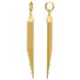 Tassel Dangle Earrings 18k Gold Plated Long Metal Chain Drop Earrings Minimalist Huggie Hoop Fringe Earrings For Women Girls Kids Dainty Hypoallergenic Earrings Christmas Thanksgiving Day Gifts