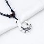 KEYCHIN Maori Fishhook Bone Pendant Jewellery Hawaiian Hand Carved Bone Fish Hook Necklace New Zealand Ethnic Tribal Style Gift for Men