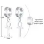 VNOX Stainless Cool Clip On Earrings Non Piercing Stainless Ankh Cross Charm Dangle Hinged Stud Earrings for Men Women Teen Gilrs Boys VNOX Stainless Cool Clip On Earrings Non Piercing Stainless Ankh Cross Charm Dangle Hinged Stud Earrings for Men Women Teen Gilrs Boys