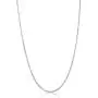 Authentic Solid Sterling Silver Box Chain Rhodium Necklace 1MM - 1.5MM, Thin & Strong, Box Chain Sterling Silver, Silver Necklace for Men & Women, Made In Italy, Next Level Jewelry Authentic Solid Sterling Silver Box Chain Rhodium Necklace 1MM - 1.5MM, Thin & Strong, Box Chain Sterling Silver, Silver Necklace for Men & Women, Made In Italy, Next Level Jewelry