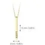 Gelin 14k Solid Gold 0,01 ct Genuine Diamond Vertical Bar Pendant Chain Necklace for Women, 18'' - Minimalist Jewelry for Women Gelin 14k Solid Gold 0,01 ct Genuine Diamond Vertical Bar Pendant Chain Necklace for Women, 18'' - Minimalist Jewelry for Women