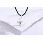 Sterling Silver Initial Necklace Dainty Fleur de Lis Necklaces 26 Letters Alphabet Personalized Charm Pendant Gifts for Women Men Teen Girls Boys