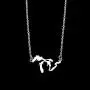 WUSUANED Great Lakes Necklace I Heart Minnesota Lake Michigan Jewelry Gift WUSUANED Great Lakes Necklace I Heart Minnesota Lake Michigan Jewelry Gift