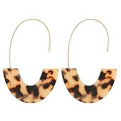 Statement Leopard Jewelry Set for Women Leopard Leather Bracelet Teardrop Drop Dangle Earrings Long Tassel Pendant Necklace Valentines Day Necklace Earrings Gift