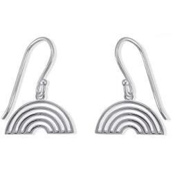 Boma Jewelry Sterling Silver Rainbow Earrings