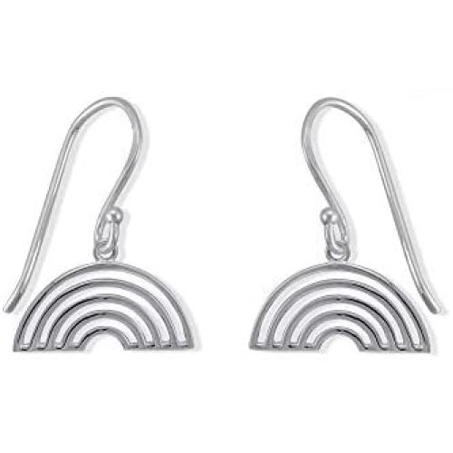 Boma Jewelry Sterling Silver Rainbow Earrings