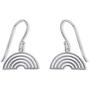 Boma Jewelry Sterling Silver Rainbow Earrings