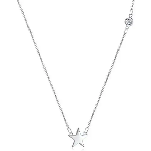 Star Necklace | 925 Sterling Silver Star Necklace | 925 Sterling Silver