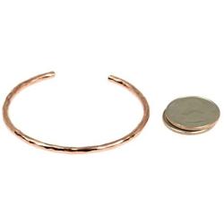 3mm Hammered Copper Cuff Bracelet By John S Brana Handmade Jewelry 100% Solid Uncoated Copper