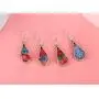 4-12 Pairs Multicolor Dangle Earrings Set for Women and Girls-Flower Life of Tree Ball Hypoallergenic Drop Dangle Earrings Wholesale in Bulk
