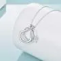 NIFUNAO 925 Sterling Silver Ring Holder Necklace Rhombus Pendant Necklace Jewelry Gift for Wife, Nurse, NIFUNAO 925 Sterling Silver Ring Holder Necklace Rhombus Pendant Necklace Jewelry Gift for Wife, Nurse,
