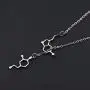 KUIYAI Happiness Serotonin Molecule Dopamine Molecule Lariat Y Necklace Molecular Structure Pendant Necklace Science Geek Jewelry Chemistry Lovers Gift KUIYAI Happiness Serotonin Molecule Dopamine Molecule Lariat Y Necklace Molecular Structure Pendant Necklace Science Geek Jewelry Chemistry Lovers Gift