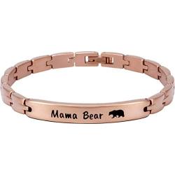 Smarter LifeStyle Elegant Mom & Mother Themed Surgical Grade Steel Womens Bracelet Gift, Many Styles to Choose from