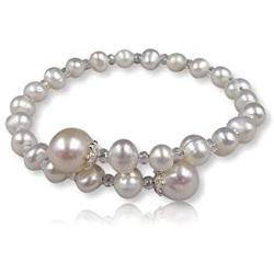 Genuine Cultured Fresh Water Pearl Wrap Style Bracelet