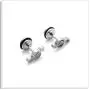 Xusamss Punk Piercing Music Earrings Stainless Steel Note Stud Earrings Xusamss Punk Piercing Music Earrings Stainless Steel Note Stud Earrings