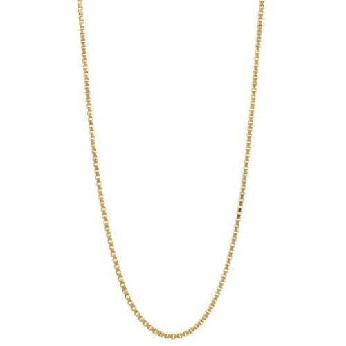 925 Sterling Silver 1.5MM Box Chain Italian Necklace- Sturdy and Strong Claps-16''-30''