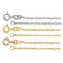 14K Gold 1.0MM Thin Rope Chain Necklace- Available in Yellow, White or Rose-14''-24''