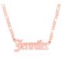 Beleco Jewelry Personalized Name Necklace For Women, Customized Nameplate 15 Fonts Style To Choose For Girlfriend, Dainty Nameplate Pendant, Gift For Her, Anniversary And Friendship Gift Ideas, 925 Sterling Silver Or 18K Gold Rose Plated
