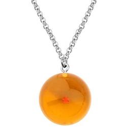 FAADBUK Dragon Ball Z Lover Gift Dragon Ball Z 1-7 Stars Crystal Ball Necklace Yellow and Red Star Dragon Ball Necklace Anime Collectibles Ideal Gift for Family Friend