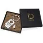 Tstars Gift for Dad Father Daughter Keychain Jewelry Daddys Girl Birthday Necklace Set Fathers Day Jewelry with Gift Box