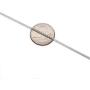 925 Sterling Silver 2MM Wheat Chain Lobster Claw Clasp 16-30 Inch