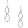 925 Solid Sterling Silver Dangling Infinity Earrings - Dangle Good Luck Figure 8 Jewelry - 1 Inch 925 Solid Sterling Silver Dangling Infinity Earrings - Dangle Good Luck Figure 8 Jewelry - 1 Inch