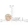 Sterling Silver Diamond Love Pendant Necklace (1/4 cttw, I-J Color, I2-I3 Clarity), 18'' Sterling Silver Diamond Love Pendant Necklace (1/4 cttw, I-J Color, I2-I3 Clarity), 18''