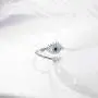 Deelan Evil Eye Rose Gold Platinum Plated Open Finger Rings for Women Crystal CZ Zircon Fashion Jewelry Female Trendy Gift Adjustable Ring Deelan Evil Eye Rose Gold Platinum Plated Open Finger Rings for Women Crystal CZ Zircon Fashion Jewelry Female Trendy Gift Adjustable Ring