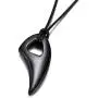 MOO&LEE Stainless Steel Wolf Tooth Necklace Spear Pendant Chain for Men and Boys MOO&LEE Stainless Steel Wolf Tooth Necklace Spear Pendant Chain for Men and Boys