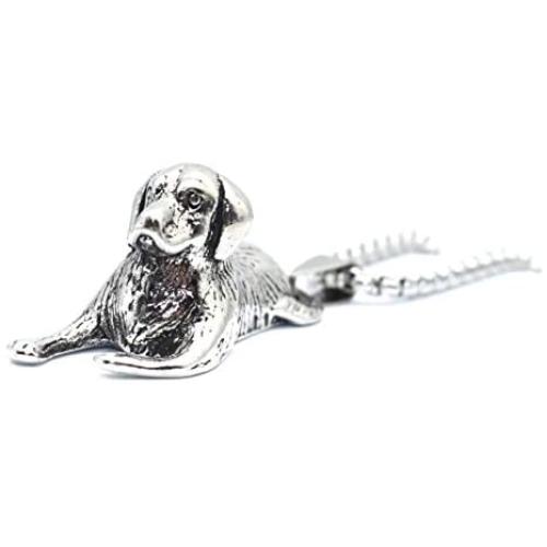Dog Necklace for Men, Vintage Puppy Dog Pendant Necklace with 25.6” Chain, Cute Dog Totem Amulet Necklace, Hip Hop Necklace, Punk Rock Animal Dog Jewelry for Men Boys, Pet Lovers Gifts