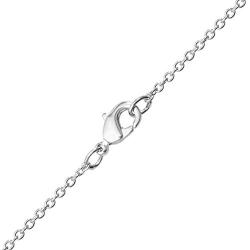 Disney Mickey Mouse Love Silver Plated Cubic Zirconia Necklace, Official License