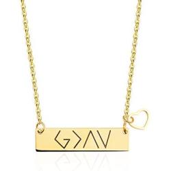 SUNSH God is Greater Than The Highs and Lows Pendant Necklaces for Women Teen Girls Coordinates Specific Bar Necklace Religious Best Friend Girlfriend Wife Mother Daughter Lover Jewelry Gifts Gold