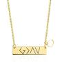 SUNSH God is Greater Than The Highs and Lows Pendant Necklaces for Women Teen Girls Coordinates Specific Bar Necklace Religious Best Friend Girlfriend Wife Mother Daughter Lover Jewelry Gifts Gold