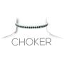 Rosemarie Collections Womens Triple Row Crystal Statement Choker Necklace
